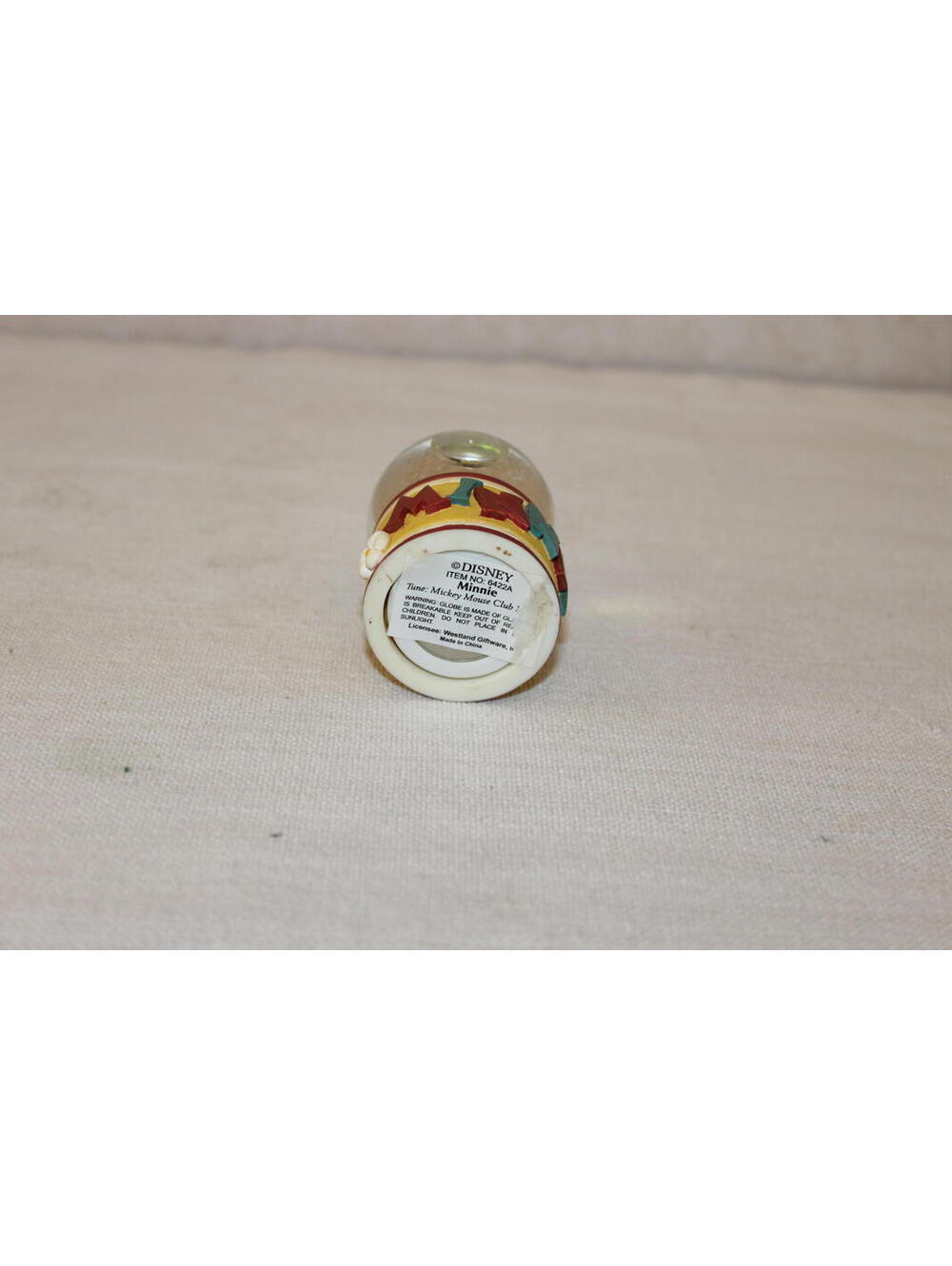 Disney Minnie Mouse Mini Snow Globe Figurine Small Glitter Globe - Picture 4 of 4